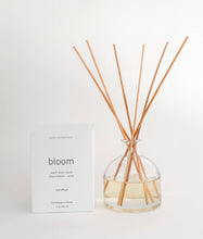 Load image into Gallery viewer, yam collective - Bloom - Peach + Cherry Blossom Reed Diffuser