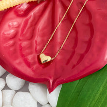 Load image into Gallery viewer, Ellison+Young - Love Bean Heart Necklace: Silver