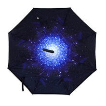 Load image into Gallery viewer, Selini New York - Big Bang Explosion Galaxy Double Layer Inverted Umbrella: 1 piece