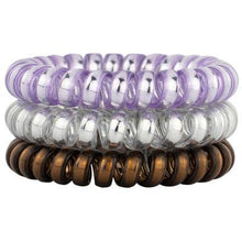 Load image into Gallery viewer, Shop Hotline - Standard Size Hair Tie Set: Black Diamond (Metallic)