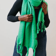 Load image into Gallery viewer, Pretty Simple - Seattle Days Fringe Scarf: Beige
