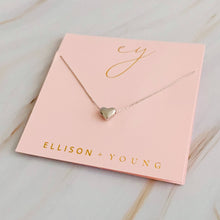 Load image into Gallery viewer, Ellison+Young - Love Bean Heart Necklace: Silver