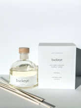 Load image into Gallery viewer, yam collective - Buckeye - Leather + Moonflower Reed Diffuser