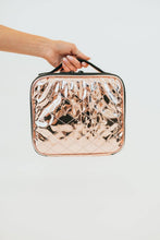 Load image into Gallery viewer, modern+chic - Khloe Customizable Cosmetic Case: Luxe Brown