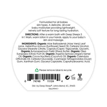 Load image into Gallery viewer, Deep Steep Premium Beauty - Baby Collection 3-in-1 Face, Body and Hand Cream