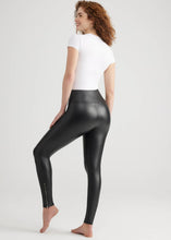 Load image into Gallery viewer, Yummie - Faux Leather Shaping Legging with Side Zip: M / Black