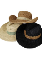 Load image into Gallery viewer, Embellish Your Life - 2 Way Straw Hat: Tan