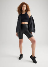 Load image into Gallery viewer, Yummie - Kelly High-Neck Longline Bra Top - Seamless: L/XL / Black