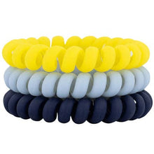 Load image into Gallery viewer, Shop Hotline - Standard Size Hair Tie Set: Black Diamond (Metallic)