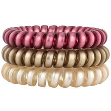 Load image into Gallery viewer, Shop Hotline - Standard Size Hair Tie Set: Black Diamond (Metallic)