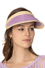 Load image into Gallery viewer, Embellish Your Life - Accented Brim Visor: Beige