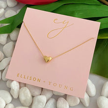 Load image into Gallery viewer, Ellison+Young - Love Bean Heart Necklace: Silver