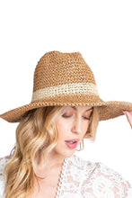 Load image into Gallery viewer, Embellish Your Life - 2 Way Straw Hat: Tan