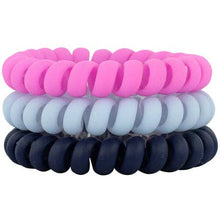 Load image into Gallery viewer, Shop Hotline - Standard Size Hair Tie Set: Black Diamond (Metallic)