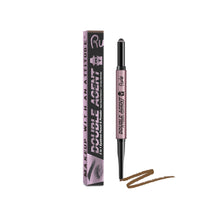 Load image into Gallery viewer, Rude Cosmetics - Double Agent 2 in 1 Eyebrow Pencil & Powder: Neutral Brown