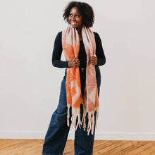 Load image into Gallery viewer, Pretty Simple - Diamond Fade Chunky Scarf: Brown/Black/Gray