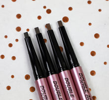 Load image into Gallery viewer, Rude Cosmetics - Double Agent 2 in 1 Eyebrow Pencil & Powder: Neutral Brown