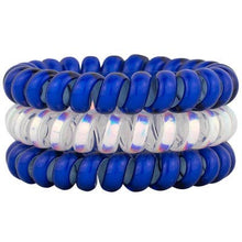 Load image into Gallery viewer, Shop Hotline - Standard Size Hair Tie Set: Black Diamond (Metallic)