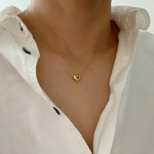 Load image into Gallery viewer, Ellison+Young - Love Bean Heart Necklace: Silver