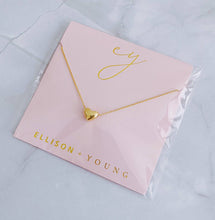 Load image into Gallery viewer, Ellison+Young - Love Bean Heart Necklace: Silver