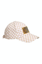 Load image into Gallery viewer, Embellish Your Life - Upcycled Checkered Cap: Brown