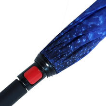 Load image into Gallery viewer, Selini New York - Deep Blue Flower Double Layer Inverted Umbrella: 1 piece