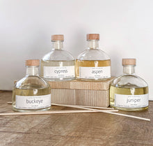 Load image into Gallery viewer, yam collective - Cypress - Clove + Blue Spruce Reed Diffuser