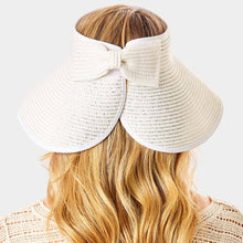 Load image into Gallery viewer, Embellish Your Life - Packable Straw Visor: Black