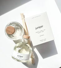 Load image into Gallery viewer, yam collective - Juniper - Moss + Coriander Reed Diffuser