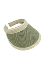 Load image into Gallery viewer, Embellish Your Life - Accented Brim Visor: Beige
