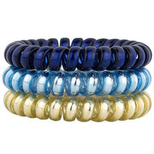 Load image into Gallery viewer, Shop Hotline - Standard Size Hair Tie Set: Black Diamond (Metallic)