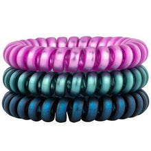 Load image into Gallery viewer, Shop Hotline - Standard Size Hair Tie Set: Black Diamond (Metallic)