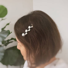 Load image into Gallery viewer, Ellison+Young - Checkered Wavy Creaseless Hair Clip Set Of 4: Happy Multi