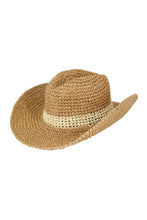 Load image into Gallery viewer, Embellish Your Life - 2 Way Straw Hat: Tan