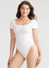 Load image into Gallery viewer, Yummie - Anette Shaping Thong Bodysuit - Cotton Seamless: Black / L/XL