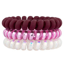 Load image into Gallery viewer, Shop Hotline - Standard Size Hair Tie Set: Black Diamond (Metallic)