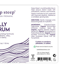 Load image into Gallery viewer, Deep Steep Premium Beauty - Prenatal Collection Belly Serum- Fragrance Free