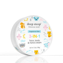 Load image into Gallery viewer, Deep Steep Premium Beauty - Baby Collection 3-in-1 Face, Body and Hand Cream