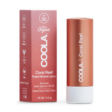 Load image into Gallery viewer, COOLA Mineral Liplux® Organic Tinted Lip Balm Sunscreen SPF 30