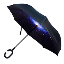 Load image into Gallery viewer, Selini New York - Big Bang Explosion Galaxy Double Layer Inverted Umbrella: 1 piece
