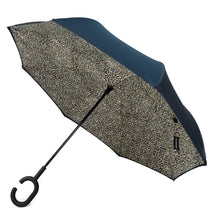 Load image into Gallery viewer, Selini New York - Leopard Print Double Layer Inverted Umbrella: 1 piece

