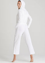 Load image into Gallery viewer, Yummie - Cropped Lounge Pant - Cotton Rib: White / L
