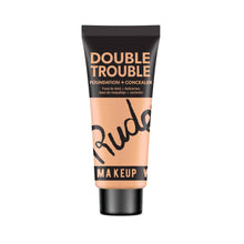 Load image into Gallery viewer, Rude Cosmetics - Double Trouble Foundation + Concealer: Silk 01
