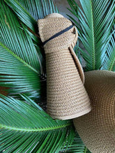 Load image into Gallery viewer, Embellish Your Life - Packable Straw Visor: Tan
