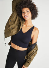 Load image into Gallery viewer, Yummie - Claudia Comfortably Curved Longline Bra Top - Seamless: S/M / Black
