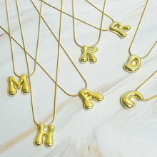 Load image into Gallery viewer, Ellison+Young - Balloon Letter Initial Necklace: E
