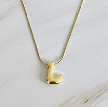 Load image into Gallery viewer, Ellison+Young - Balloon Letter Initial Necklace: T
