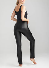 Load image into Gallery viewer, Yummie - Faux Leather Shaping Bootcut Legging: L / Black
