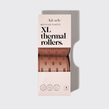 Load image into Gallery viewer, KITSCH - Recycled Plastic XL Thermal Rollers 4pc Set - Terracotta
