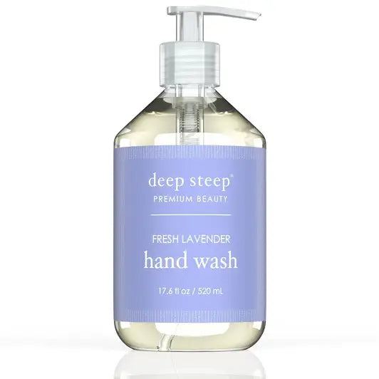 Deep Steep Premium Beauty - Argan Oil Liquid Hand Wash - Fresh Lavender 17.6oz